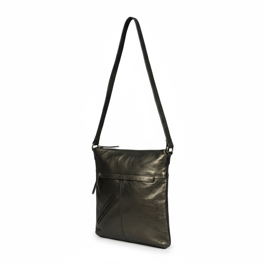👜‎ Latico Leather Crossbody Bag | Black Handmade Artisan